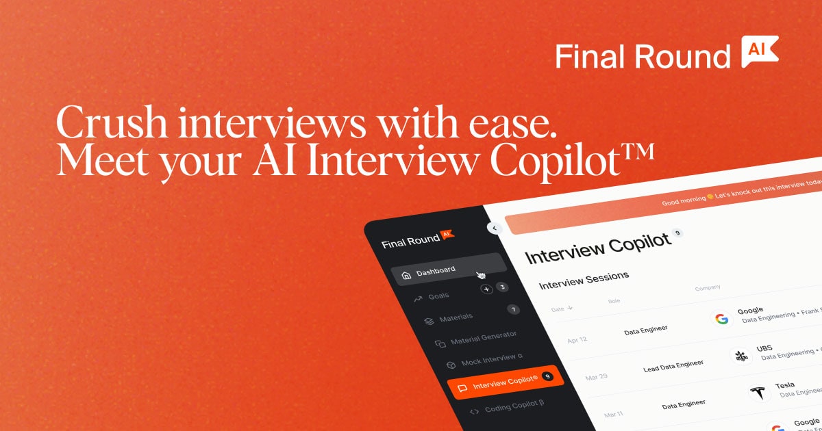 Final Round AI - AI Tool in Self-Improvement category